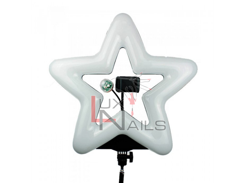LED лампа RK-52 студийная светодиодная с штативом Звезда Черная 47см