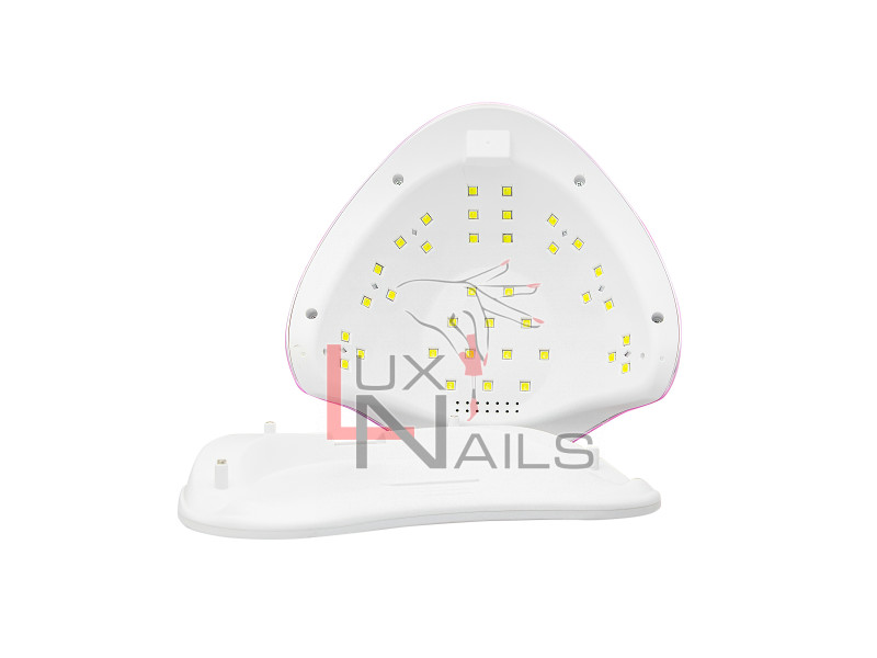 Лампа для нігтів LED/UV 72Вт, pink, Global Fashion L-1100