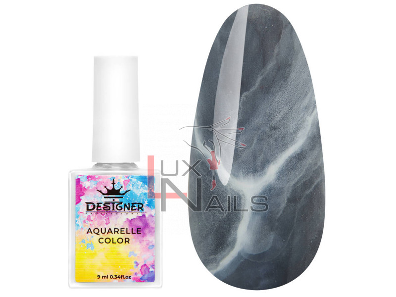Aquarelle Color Designer №01 акварельные капли для дизайна ногтей, 9 мл