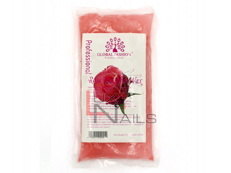 Парафін косметичний ароматизований Global Fashion 450г - Rose