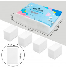 Безворсовые салфетки 1000 шт./уп. (Белые) - Lint free wipes Дизайнер