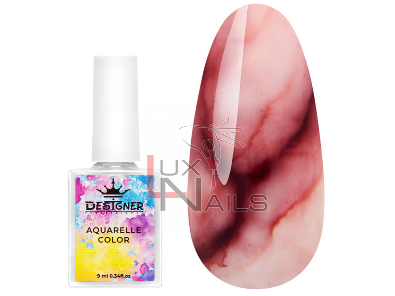 Aquarelle Color Designer №11 акварельні краплі для дизайну нігтів, 9 мл