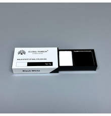 Твердий гель лак solid state CP nail polish gel (5г+3г), Black White