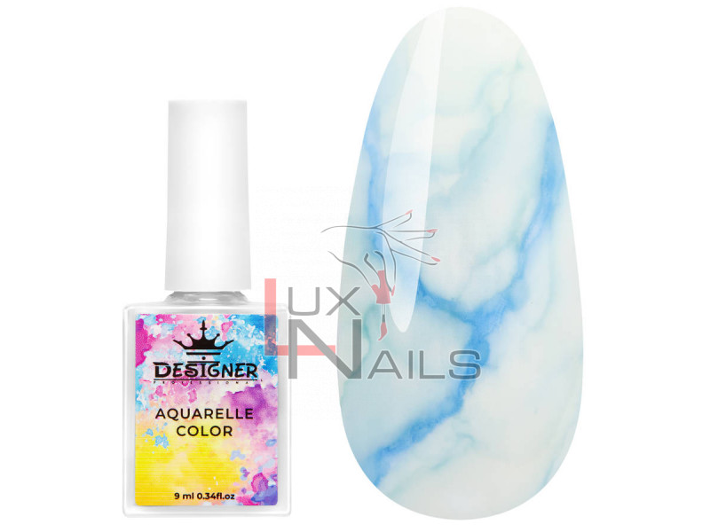 Aquarelle Color Designer №03 акварельные капли для дизайна ногтей, 9 мл