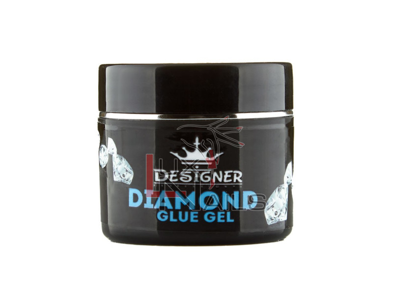 Густой клей гель Diamond Glue Gel, Designer для декора, гелевых типс и объемного дизайна, 10 мл.