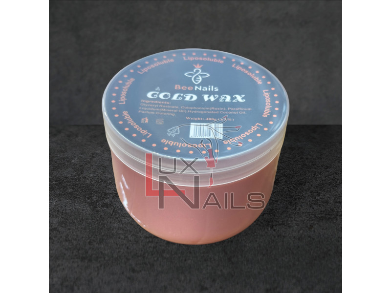 Холодний віск для депіляції Bee Nails 400г (Рожевий)