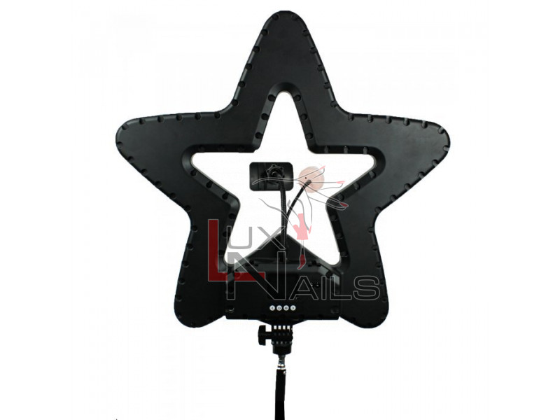 LED лампа RK-52 студийная светодиодная с штативом Звезда Черная 47см