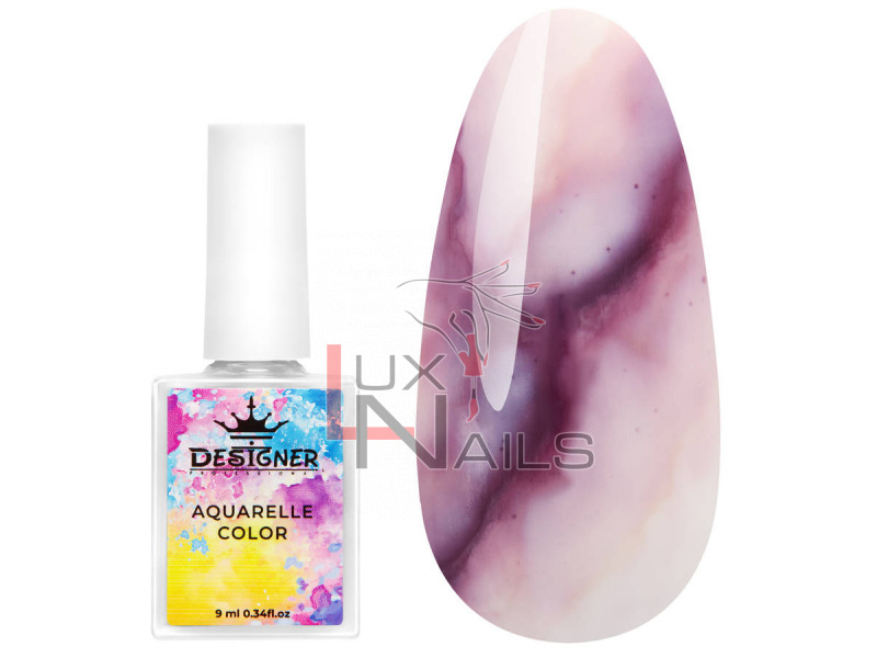 Aquarelle Color Designer №06 акварельные капли для дизайна ногтей, 9 мл