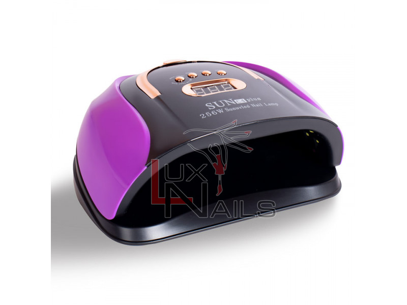 Лампа UV LED для сушіння нігтів Sun C4 Plus, 256 Вт Пурпурний (блок 24V 3A)