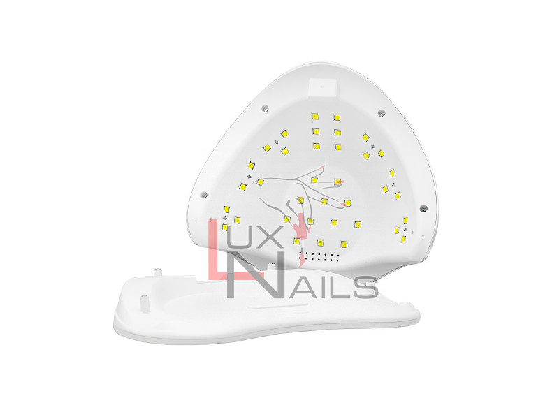 Лампа для ногтей LED/UV 72Вт, Silver, Global Fashion L-1100